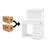 Emilia Compact Premium Vanity With Bluetooth Speakers & LED Mirror-106057655