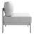 Shore Sunbrella Outdoor Patio Aluminum 5 Piece Sectional Sofa Set-116144954