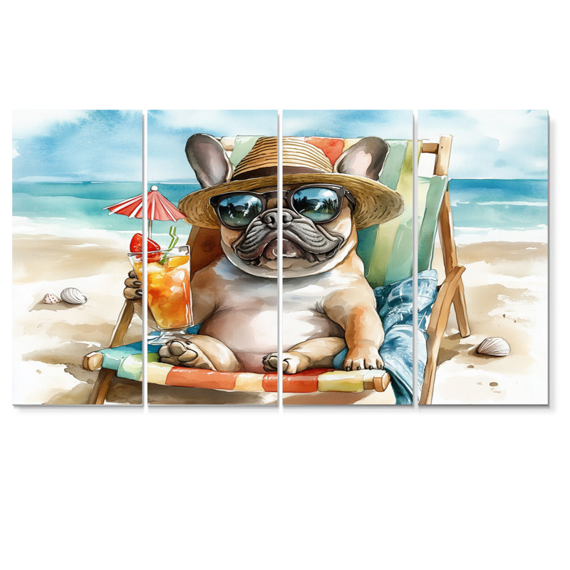 Sauve - ensemble d'art mural animaux côtiers, H 28 po x l 48 po