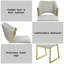 Ensemble de 2 chaises d'appoint en sherpa Galdesa