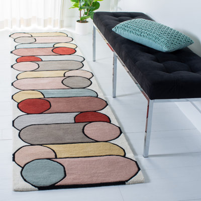 Tapis abstrait en laine touffeté à la main Chao