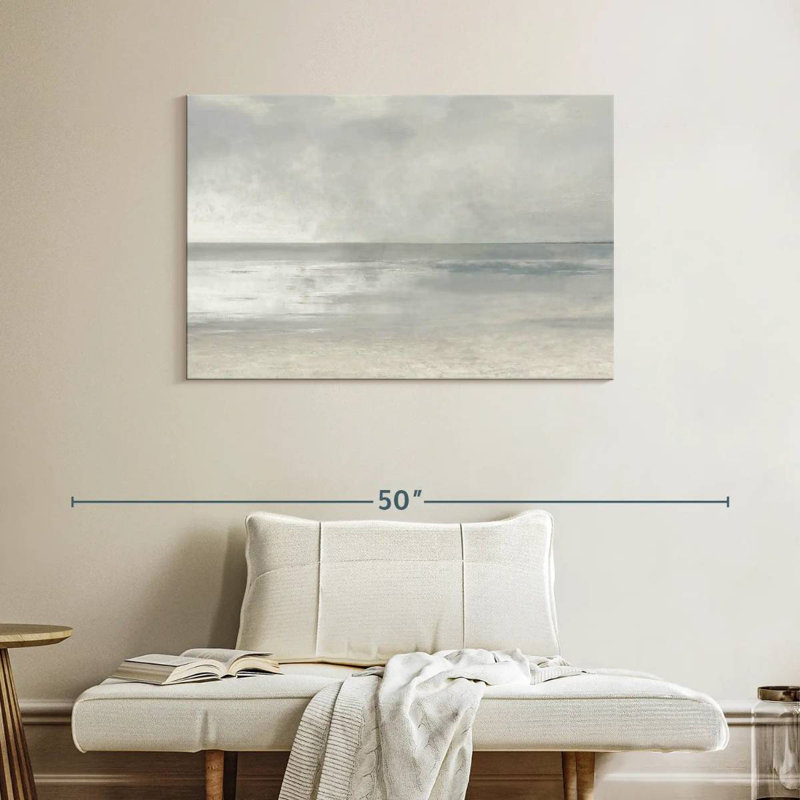 Paysage marin pastel II B, H 26 po x l 39 po