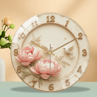 Horloge murale 12 po Delicate