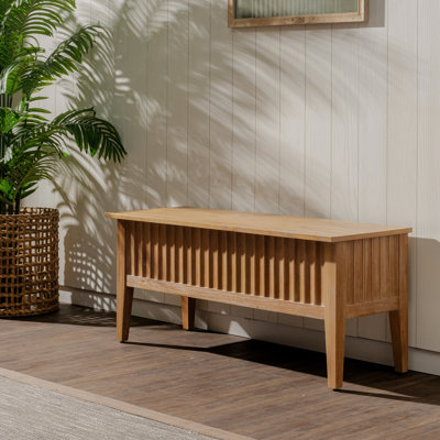 Mira - 42" Scalloped Storage Bench