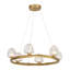 Lustre 6 lumières Yorkton en laiton chaud-2083126968-2082251819