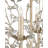 Crystal Bud 6 - Light Wrought Iron Dimmable Chandelier-60564562
