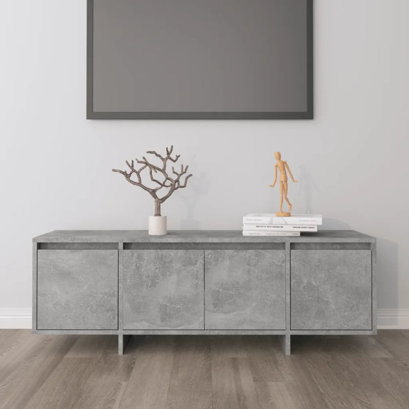 Gancho TV Stand for TVs up to 48", Concrete Grey