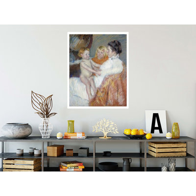 «Mother Sara and The Baby» par Mary Cassatt - Impression giclée