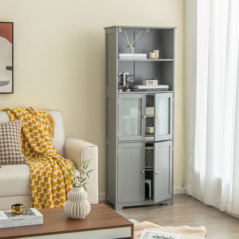 Armoire à linge Garceno, Gris