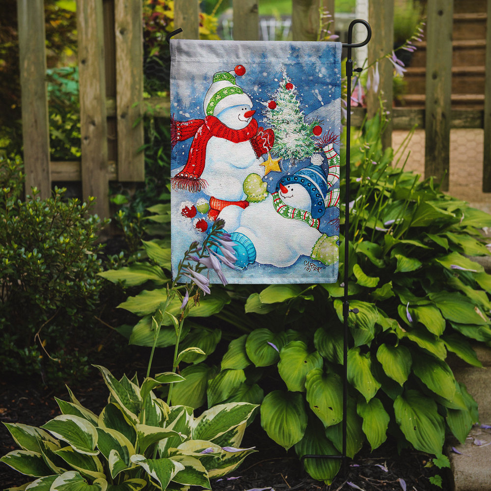 Vorodan Double Sided 15'' H x 11'' W Polyester Christmas Garden Flag The Holiday Aisle®