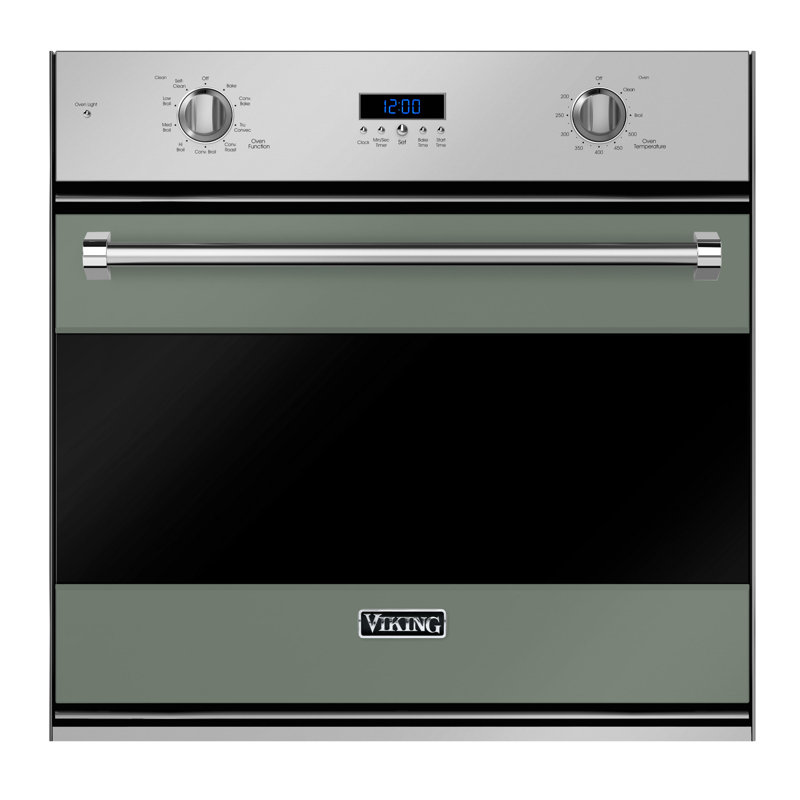 30"W. Electric Single Oven, Eucalyptus