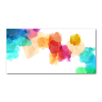 Colorful Spots - No Frame Print on Canvas