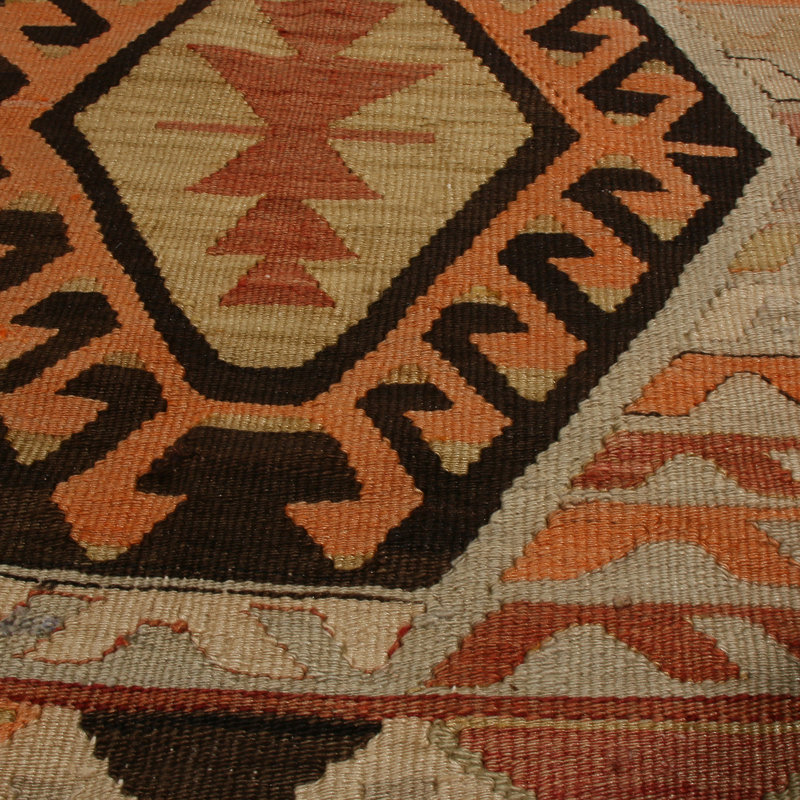 One-of-a-Kind 3'4" X 4'5" Flatweave Area Rug