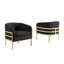 Chaise d'appoint Teddy avec structure en chrome-1140322434-1140322461