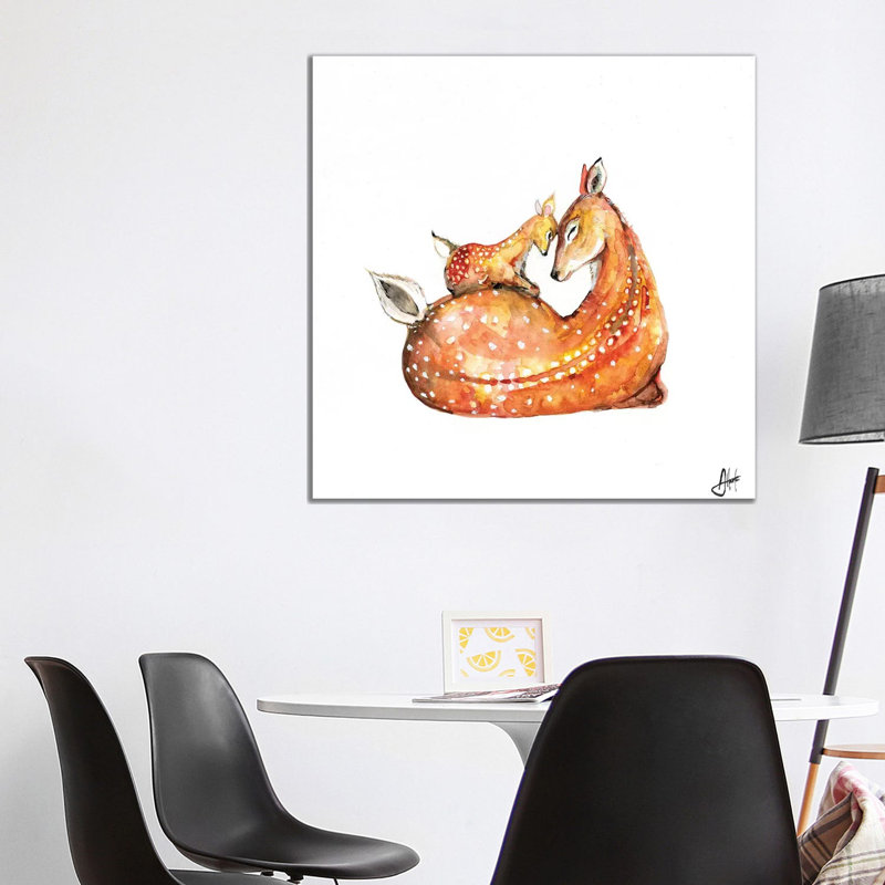 Doh A Deer by Marc Allante - Wrapped Canvas Painting, 93.98 cm H x 93.98 cm W x 3.175 cm D