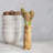 Stoneware Bear Vase with Reactive Crackle Glaze