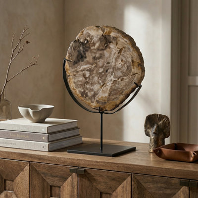 Sculpture de coin avec support