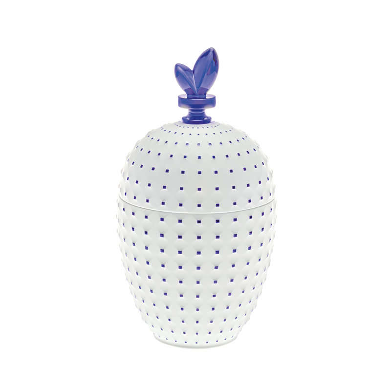 Grande boîte décorative bleue Ming
