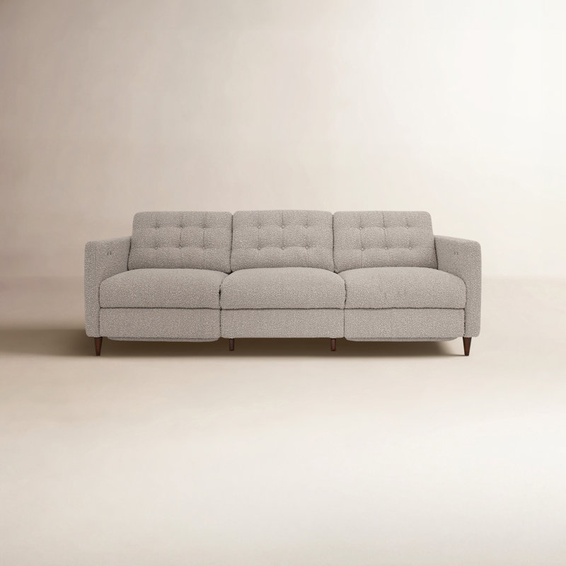 Bridgers Power Recliner Sofa Warm Grey