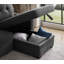 Canapé modulaire convertible rembourré avec méridienne coulissante-1190688673