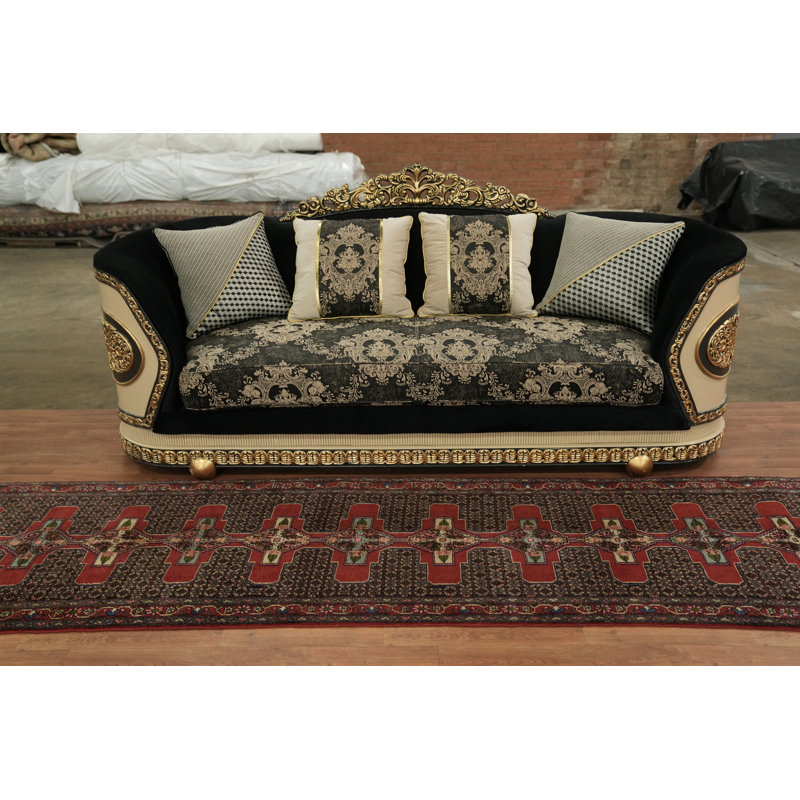 Tapis de couloir traditionnel en laine de qualité supérieure 3 x 12