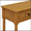 Console de style traditionnel Daisy avec deux tiroirs et une tablette inférieure, parfaite pour un rangement élégant-295998670