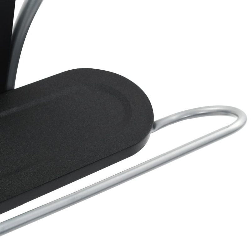 Salyer Freestanding Valet Stand, Black