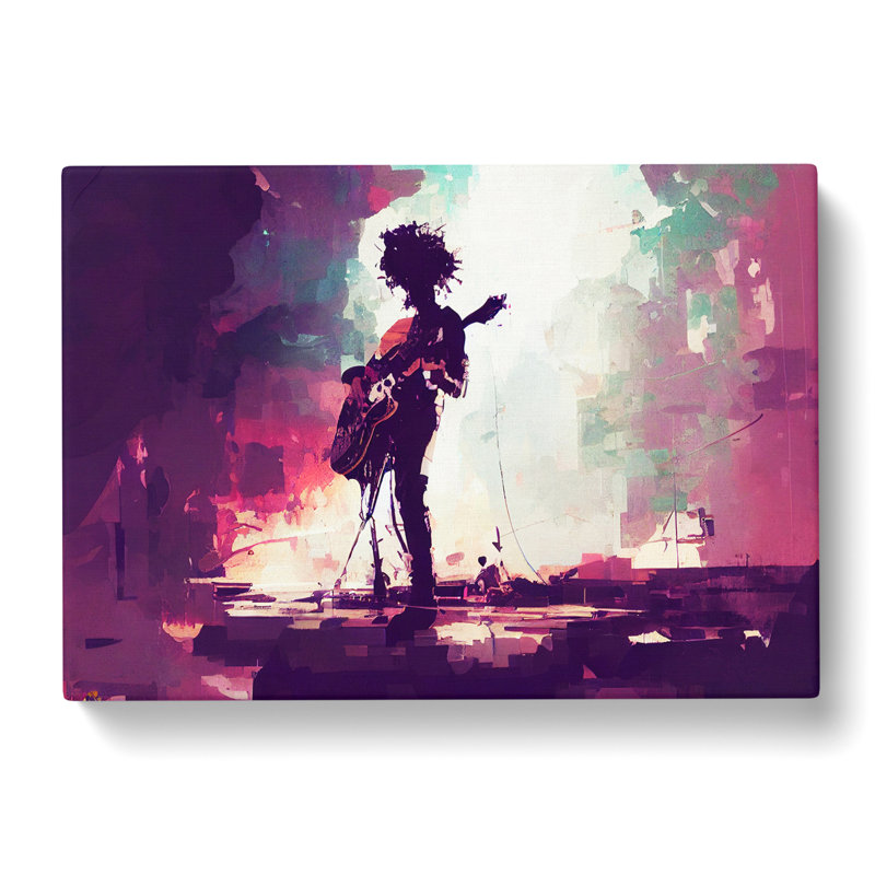 Guitar Rock Band Vol.3 - Wrapped Canvas, 35cm H x 50cm W x 3cm D