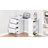 Computer Desk with 3-Tier Storage Shelves, Home Office Desk
