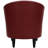Kronos Faux Leather Barrel Chair-35553878
