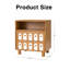 Table de chevet, table de chevet avec tablette de rangement et tiroirs-2001204964