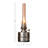 Oil Lamp - Extra-Bright Hurricane Lamp with Antique-Style Nickel Body and Glass Chimney - Decorative Kerosene Lantern with Adjustable Wick - Oil Lamps for Indoor Use by Kings County Tools
