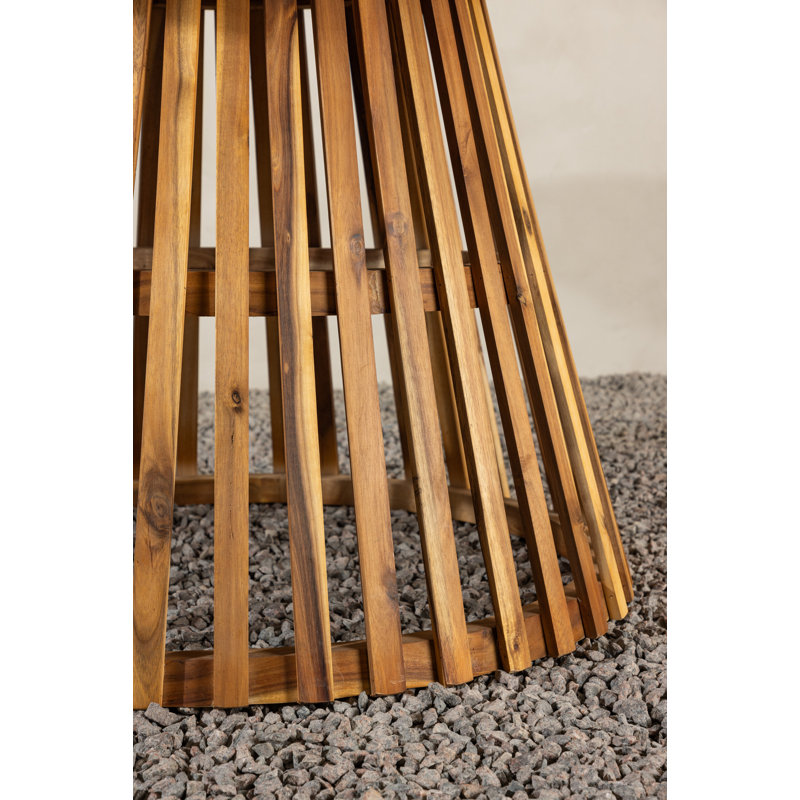 Landisville Acacia Round Dining Table