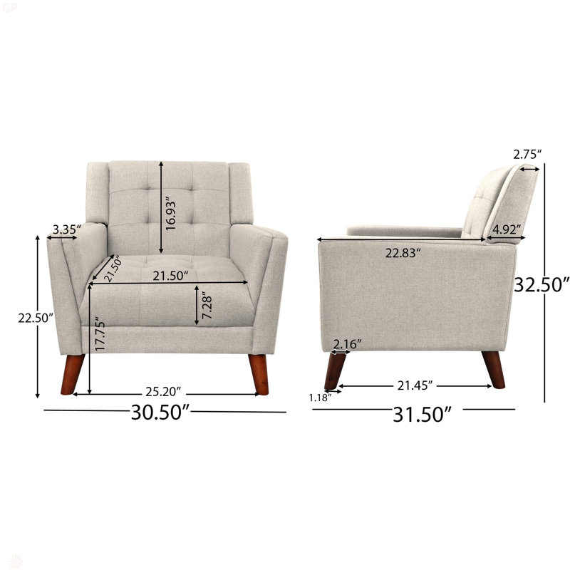 Fauteuil Greenmont, Beige