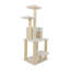 Arbre à chat classique en bois véritable de 62 po