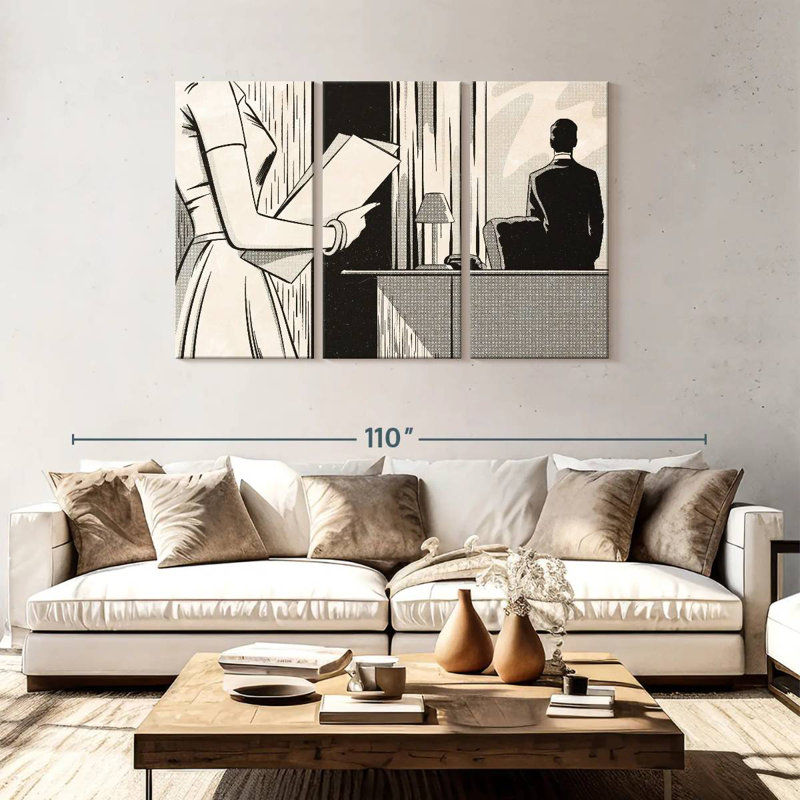 Bureau Leisha Noir, H 48 po x l 74 po