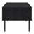 Dimattia Black Fluted Coffee Table with Storage