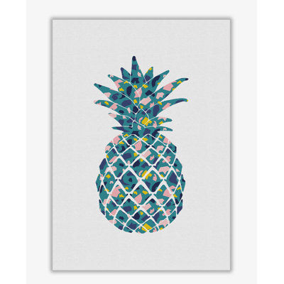 Teal Pineapple - Print