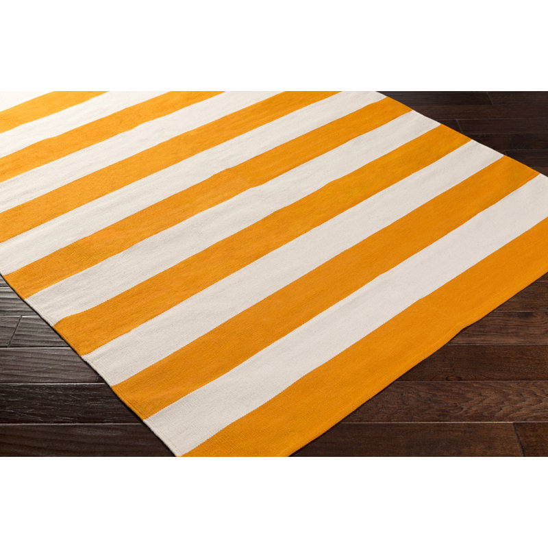 Cybulski Cotton Oriental Indoor Rug, Rectangle 9' x 12'