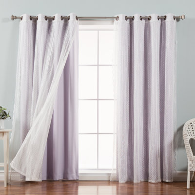 Paire de rideaux obscurcissant Tulle