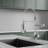 SynchroDuo Lockable Pull-Out Kitchen Faucet With Pot Filler Residential or Commercial Use Single Handle With Deck Plate in Brushed Nickel-115227898