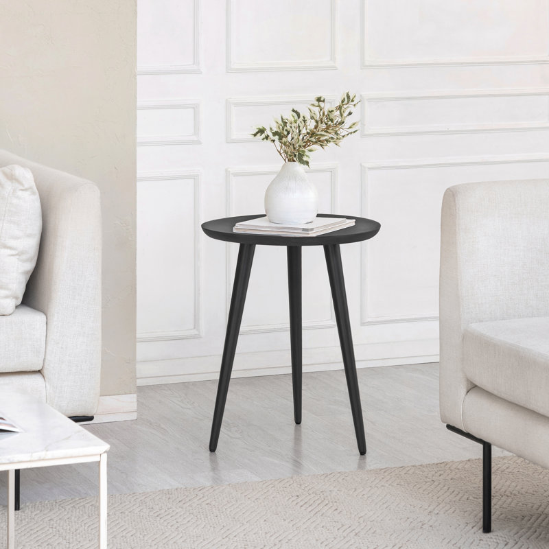 Table d'appoint Zoey, Noir
