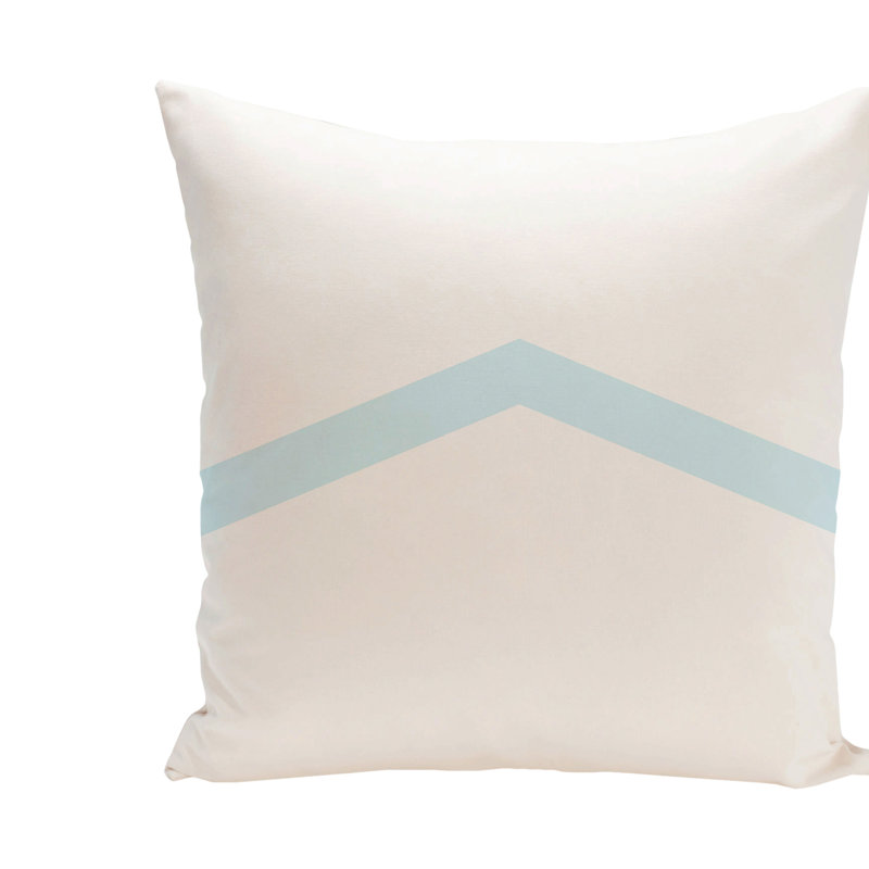 Geometric Reversible Throw Pillow, 20" x 20", Omar