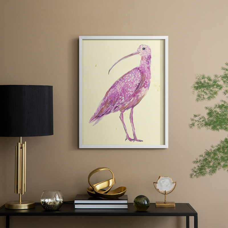 Seabird II, reproduction encadrée - bois massif, H 11 po x l 9 po, Blanc