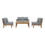 Ensemble de patio d'extérieur 5 pièces Modway Marina-1875773421