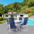 Outdoor Dining Armchair with Cushions