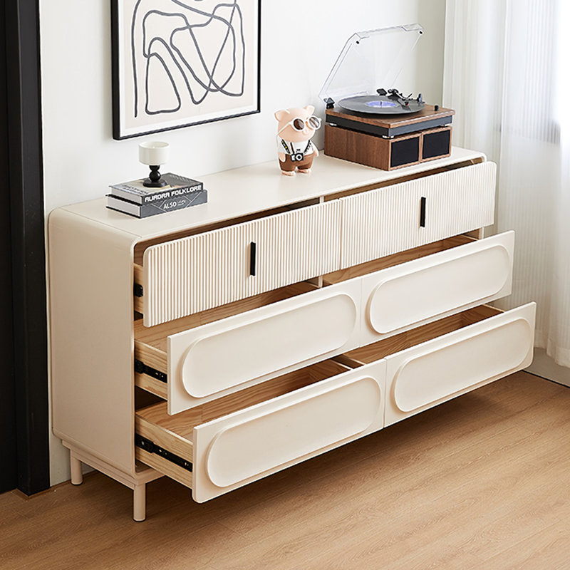Buffets simples en bois blanc grande capacité