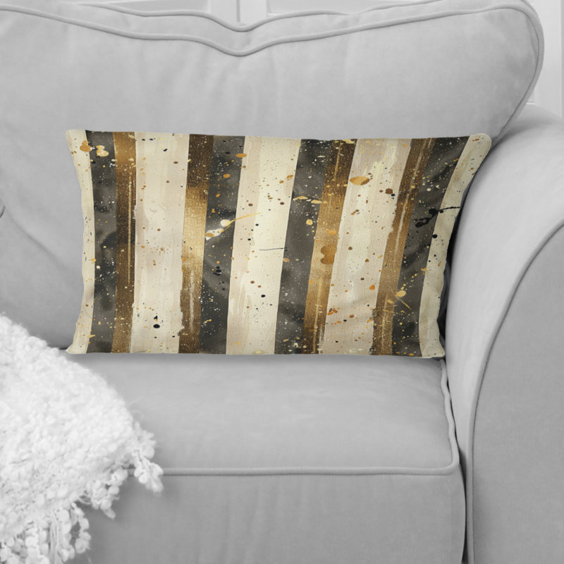 Coussin lombaire Glam Sparkling Stripes III - Glam