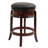 Swivel Upholstered Counter Stool with Solid Wood Frame-69426690