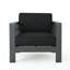 Chaise de patio en aluminium avec coussins Caggiano-100694683-103707828